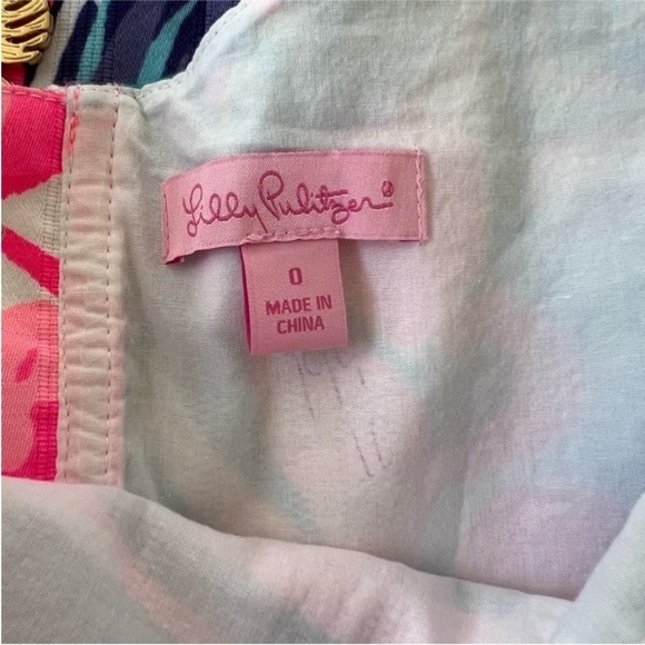 Lilly Pulitzer Exotic Garden Print Sleeveless Cathy Shift Dress‎ - Picture 9 of 14